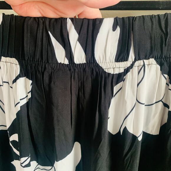 Swim Cacique Plus Size 18/20 Woven Tiered Flaunce Skirt CoverUp Floral Faux Wrap - Picture 10 of 13